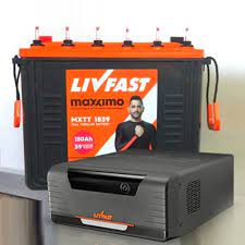 LIVFAST BT 1125 +MXSTT 1860-150 AH – Online Battery Store